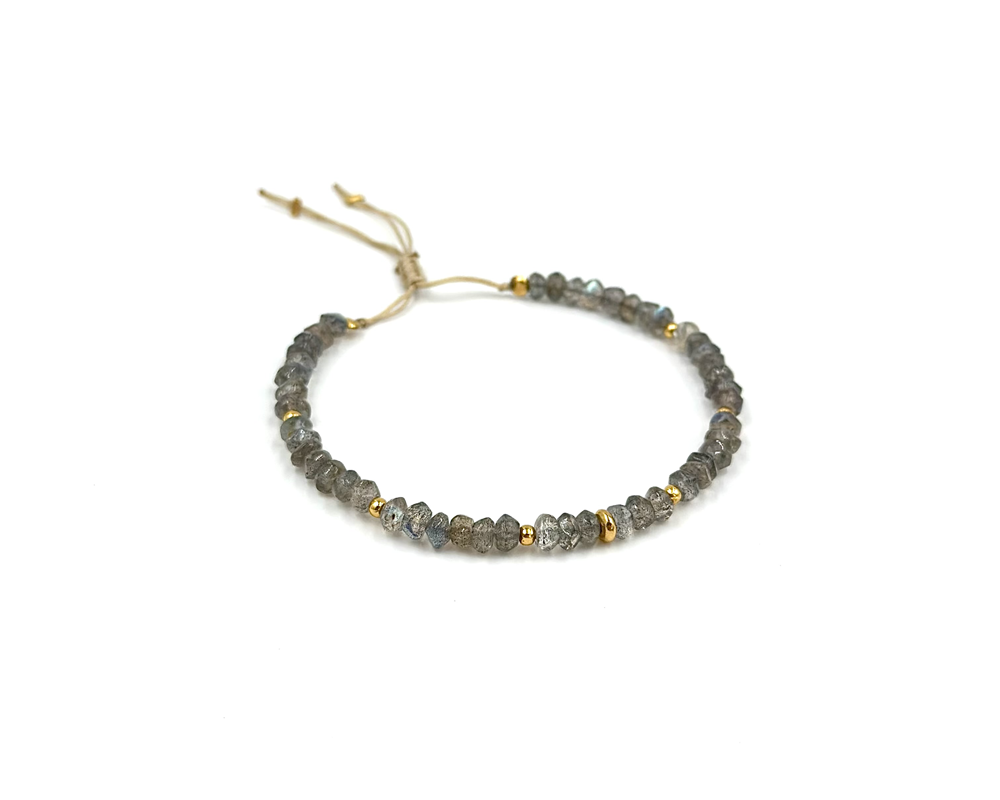 Bracelet perles entières de Labradorite